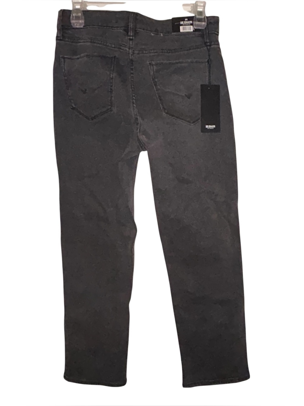 Hudson Straight Leg Jeans Night Time Black Womens 8 29 NWT